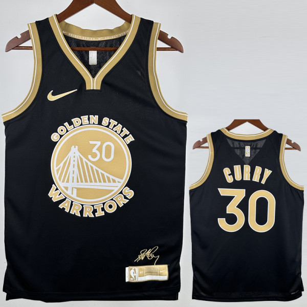 2023-24 WARRIORS CURRY #30 Black Glory Edition Top Quality Hot Pressing NBA Jersey 荣耀版