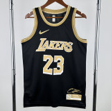 2022-23 LAKERS JAMES #23 Black Glory Edition Top Quality Hot Pressing NBA Jersey (荣耀版)