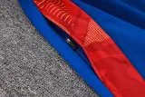 2024-25 Spain Light blue Half Pull Tracksuit (半拉链)