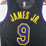2022-23 LAKERS JAMES JR. #9 Black City Edition Top Quality Hot Pressing NBA Jersey