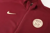 2024-25 PSG Jujube red Jacket Tracksuit #01