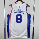 2022-23 76ERS GEORGE #8 White Top Quality Hot Pressing NBA Jersey
