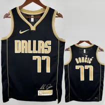 2023-24 Dallas Mavericks DONCIC #30 Black Glory Edition Top Quality Hot Pressing NBA Jersey 荣耀版
