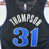 2023-24 Dallas Mavericks THOMPSON #31 Black City Edition Top Quality Hot Pressing NBA Jersey(V领)