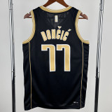 2023-24 Dallas Mavericks DONCIC #30 Black Glory Edition Top Quality Hot Pressing NBA Jersey 荣耀版