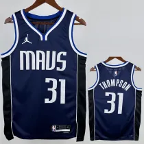 2022-23 Dallas Mavericks THOMPSON #31 Royal Blue Top Quality Hot Pressing NBA Jersey (Trapeze Edition)飞人版