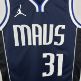 2022-23 Dallas Mavericks THOMPSON #31 Royal Blue Top Quality Hot Pressing NBA Jersey (Trapeze Edition)飞人版