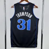 2023-24 Dallas Mavericks THOMPSON #31 Black City Edition Top Quality Hot Pressing NBA Jersey(V领)