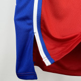 2022-23 76ERS GEORGE #8 Red Top Quality Hot Pressing NBA Jersey (Trapeze Edition) 飞人版