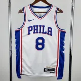 2022-23 76ERS GEORGE #8 White Top Quality Hot Pressing NBA Jersey