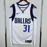2022-23 Dallas Mavericks THOMPSON #31 White Home Top Quality Hot Pressing NBA Jersey