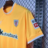 2024-25 Bilbao Yellow Goalkeeper Fans Soccer Jersey