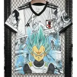 2024-25 Japan White Special Edition Fans Training Shirts (蓝赛亚人)