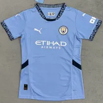 2024-25 Man City Home Women Soccer Jersey (女)