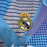 2024-25 RMA Blue GoalKeeper Fans Soccer Jersey