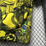 2024-25 Brazil Yellow Special Edition Fans Soccer Jersey (耶稣黄色)