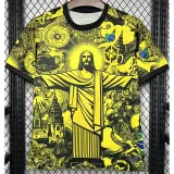 2024-25 Brazil Yellow Special Edition Fans Soccer Jersey (耶稣黄色)