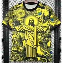 2024-25 Brazil Yellow Special Edition Fans Soccer Jersey *耶稣黄色