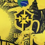 2024-25 Brazil Yellow Special Edition Fans Soccer Jersey (耶稣黄色)