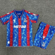 2024-25 Crystal Palace Home Kids Soccer Jersey
