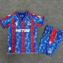 2024-25 Crystal Palace Home Kids Soccer Jersey
