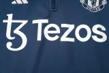 2024-25 Man Utd Royal blue Half Pull Tracksuit (半拉链)