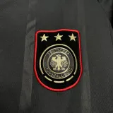 2010 Germany Black Retro Soccer Jersey