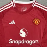 2024-25 Man Utd Home Women Soccer Jersey (女)