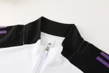 2024-25 Germany Black White Jacket Tracksuit #02