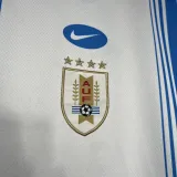 2024-25 Uruguay White Blue Special Edition Fans Soccer Jersey