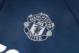2024-25 Man Utd Royal blue Half Pull Tracksuit (半拉链)