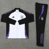 2024-25 Germany Black White Jacket Tracksuit #02