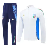 2024-25 Italy White Jacket Tracksuit #02