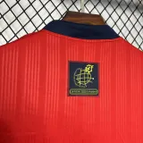 1996 Spain Home Retro Soccer Jersey