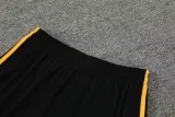 2024-25 RMA Black Training Shorts Pants (黄边）