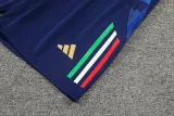 2024-25 Italy Royal blue Tank top and shorts suit