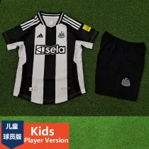 2024-25 Newcastle Home Kids Player Version Soccer Jersey (球员童装)