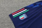 2024-25 Italy Royal blue Tank top and shorts suit