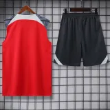 2024-25 LIV Red Tank top and shorts suit