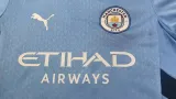 2024-25 Man City Home Kids Player Version Soccer Jersey (球员童装)