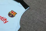 2024-25 BAR Light blue Tank top and shorts suit