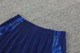 2024-25 Italy Royal blue Tank top and shorts suit