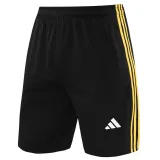 2024-25 RMA Black Training Shorts Pants (黄边）