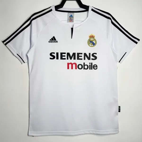 2003-2004 RMA Home Retro Soccer Jersey