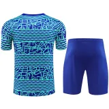 2024-25 Brazil Fancy blue Training Short Suit