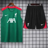 2024-25 LIV Green Tank top and shorts suit