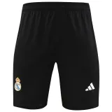 2024-25 RMA Black Training Shorts Pants (黄边）
