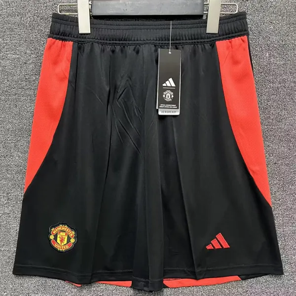 2024-25 Man Utd Black Shorts Pants