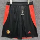 2024-25 Man Utd Black Shorts Pants