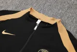 2024-25 PSG Black Jacket Tracksuit